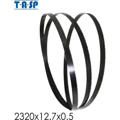 TASP 1 Piece 2320mm (91-1/2'') x12.7x0.5mm Wood cutting Bandsaw Blade 6 TPI Woodworking Band Saw tools for zubr ЗУБР ЗПЛ-305