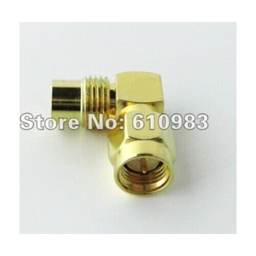 SMA Male Plug Right angle Goldplated Connector for 3800A Glue set of Antenna