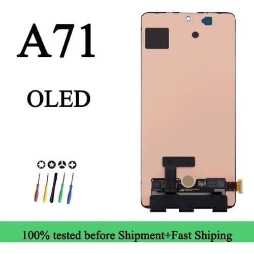 For Samsung A71 LCD Display Screen Touch Screen replacement Digitizer Assembly Replacement with Frame