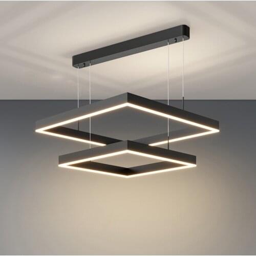 Modern Chandelier Square bedroom Chandelier Lighting Hanging Lamp Home Lighting Samsarah Lighting