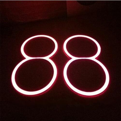 RE23 Ballroom dance led costumes luminous 8 circle RGB colorful light sticks glowing led prop dj wears outfits bar clothes disco