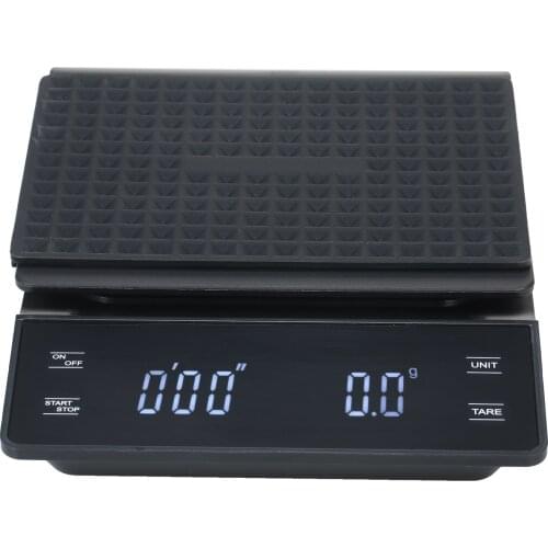 0.3g~3000g High Precision Digital Scale with Waterproof Surface Electronic Scale LED Display Backlight Portable Kitchen Scale