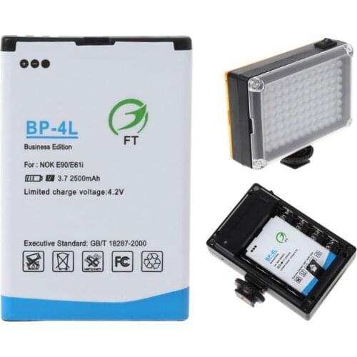 W3JD 2500mah BP-4L Replacement Li-ion Battery For 96/112 LED Camera Video Light