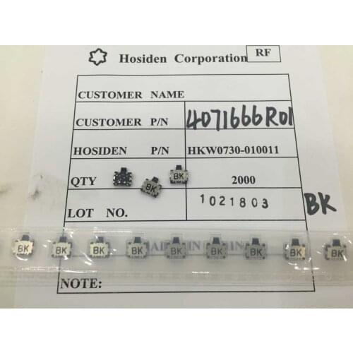Japan Star Hosiden touch switch 2 times button HKW0730-010011 side switch