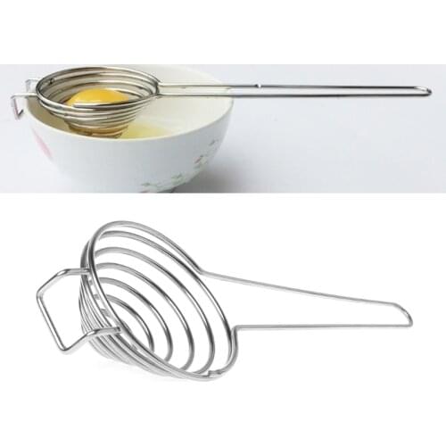 Stainless Steel Egg White Separator Yolk Filter Kitchen Gadgets Sieve Tool Hot