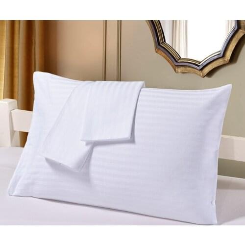 2pcs/lot 40S Solid Color Yarn Dyed Stripe 100% Cotton RU US UK Size Pillowcases Hotel Home Bedding Set A Pair 26' 30' 40' #314