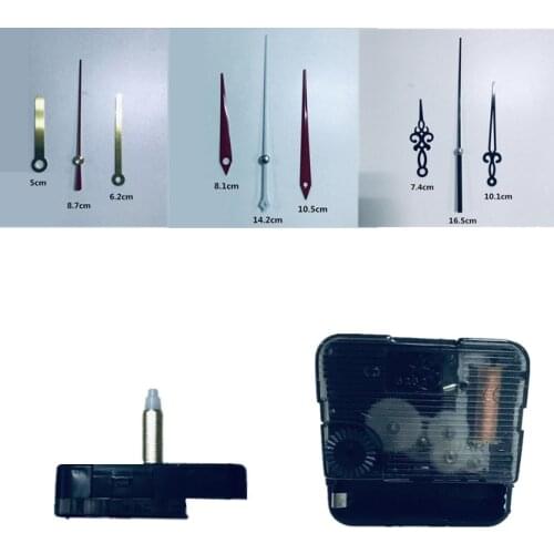 3 years warranty Silent Wall clock mechanism Sweep High Torque 28mm Clockwork Mechanism Quartz Machine Clockwork DIY with Arms