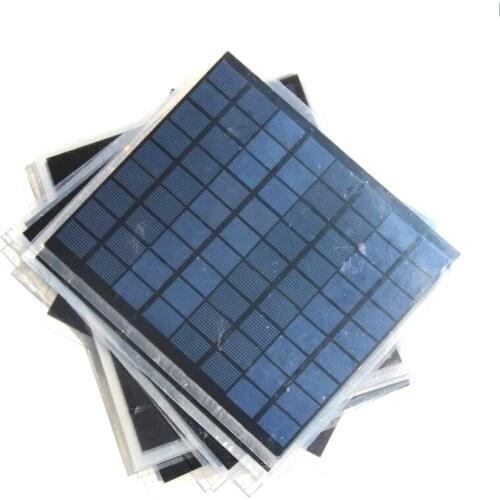 6W 18V Polycrystalline Solar Cells Solar Panels Solar Module For Charging 12V Battery DIY Solar System Free Shipping