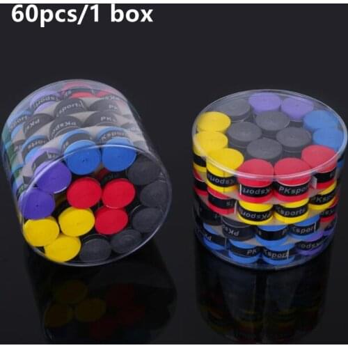 60pcs Universal Sweatbands Anti-slip Overgrip Tape For Fishing Rods Badminton Grips Slingshot Tennis Racket Dumbbell