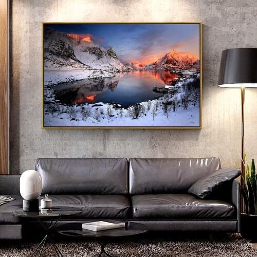 Artcozy Oil Canvas Painting winter_nature For Home Decoration Wall Art
