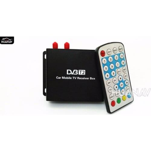 CAR DVB-T2 ISDB-T DVB-T2 DVB-T Mobile DIGITAL TV TUNER RECEIVER For Russia Thailand Columbia Most Europen Australia