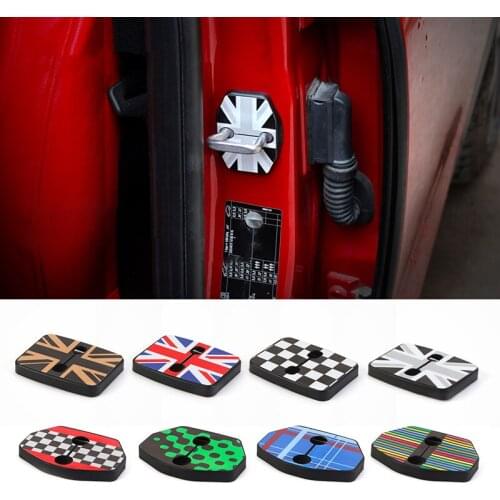 Car Door Lock Protection Cover stylish Decoration For BMW MINI Cooper Clubman F54 F55 F56 F60 R55 R56 R57 R60 R61 Accessories