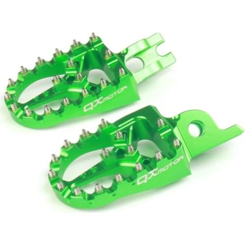 CNC Billet MX Foot Pegs Rests Pedals Footpegs For KX KLX KXF KX250F 2006-2016 KX450F 2007-2016 KLX450R 2008-2013