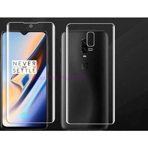 500pcs 3D Curved For Oneplus 6T Screen Protector Nano Hydration Film Oneplus 5t 6 3 Full Cover With Tool Not Tempered Glass