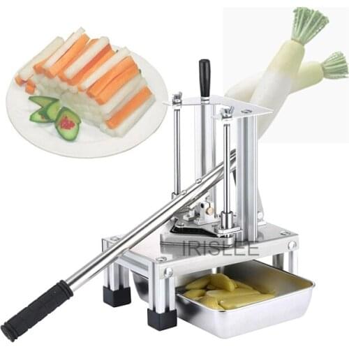 French Fries Maker Machine Hand Press Footlong Fries Cutter Manual Potato Chips Squeezer French Fries Potato Strip Cutter