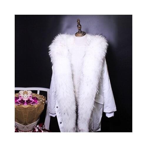 Top brand Liner Women Raccoon Loose Large Parkas high quality