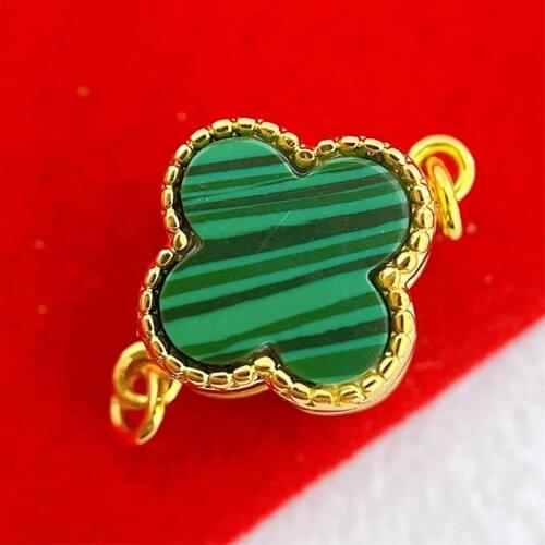 Wholesale DIY Natural Stones Beads Jewelry Making Accessories Silver/Gold/Rose Gold Metal Connector Clasps Findings