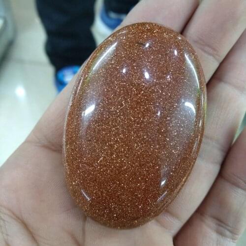 Rare! Natural Quartz Crystal Gold Sand Playing Healing Polished Gem Stone Wholesales