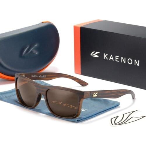 KAENON Square Polarized Sunglasses Men TR90 Flexible Sports Sun Glasses For Women Real Coating Lens With Original Box