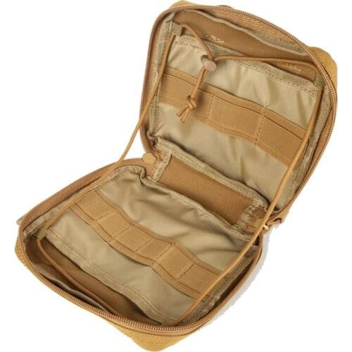 Military MOLLE Admin Pouch Tactical Multi Medical Kit Bag Utility Tool Belt EDC Pouch For Camping Hiking Hunting