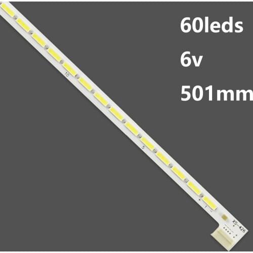 501mm LED backlight strip for LG Innotek 40inch VNB 7020PKG 60EA LUXC0140001 LED40127FHDCNTD VES400UNVS-3D-N01 2D-N02 N03 N05