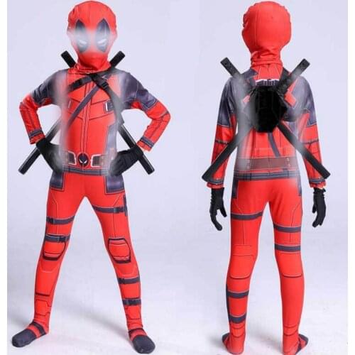 High quality costume halloween costumes for kids child boys spandex zentai suit Carnival Fancy