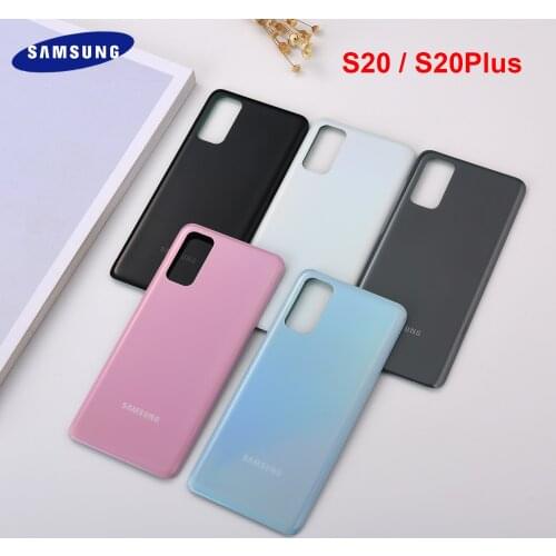 Back Glass Replacement For Samsung Galaxy S20 G980 F/DS S20 Plus S20+ G985 F/DS Battery Cover Rear Door Housing Case Repair Part