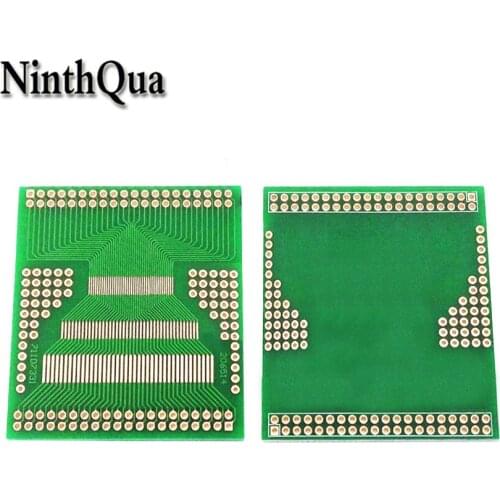 1/2/5pcs 40Pin 0.8mm 0.5mm 1.0mm Pitch PCB Adapter Board Multi-function Connector Patch to straight plug 55x62x1.6mm