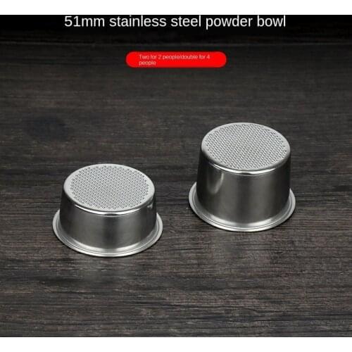 1PC Coffee Filter Cup 51mm Non Pressurized Filter Basket For Breville Delonghi Filter Krups Coffee Products Kitchen Accessories