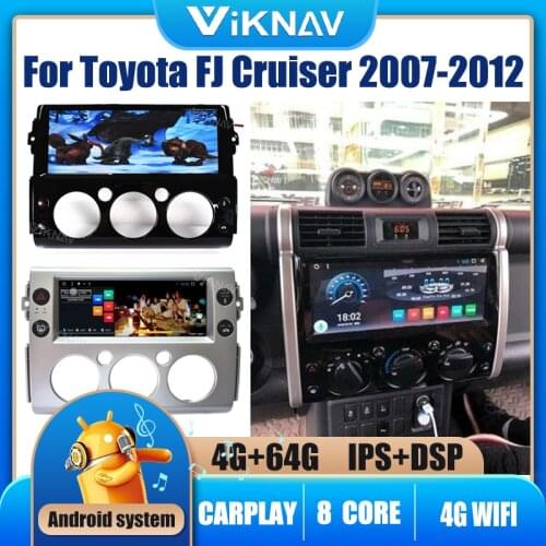 For Toyota FJ Cruiser 2007-2012 Car Radio Gps Navigation DVD Multimedia Player Android Radio Audio Autoradio Head Unit