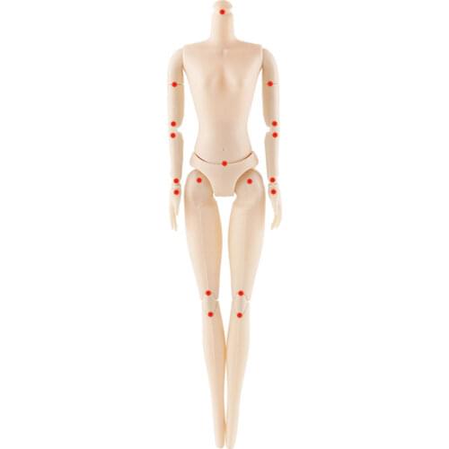 BJD Doll White Skin Body for 1/6 30cm 16 Movable Joints BJD Doll Girl DIY Dress Up Toy Gift Dolls Accessories