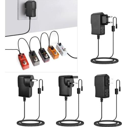 9V AC/DC Power Adapter–Minimize Need to Change Batteries on Pedalboard and Other Devices Requiring 9V–850mA Max Current