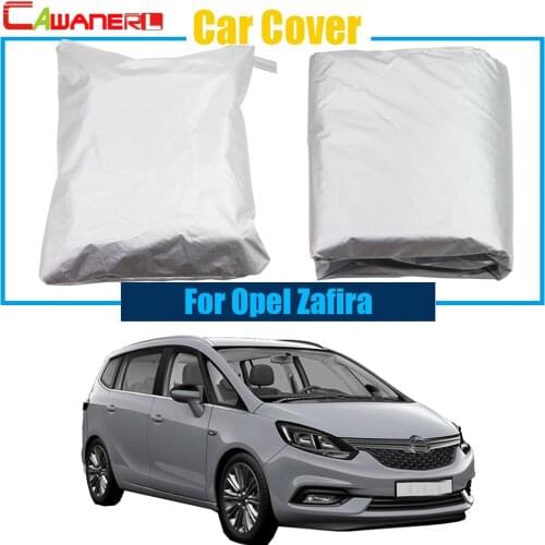 Cawanerl Outdoor Car Cover Snow Rain Sun Resistant Protector Cover Anti UV Dustproof For Opel Zafira