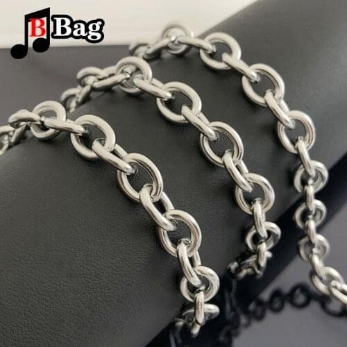 5M/bag Stainless Steel O chain Link Chains DIY Necklace bag chain Making Accessories Jewelry bag chain Findings Components