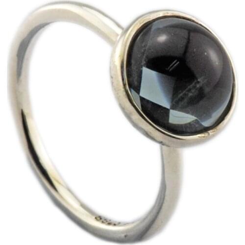 CKK Ring Blue Poetic Droplet Rings for Women Men Anillos Mujer Anel Bague Femme Wedding Engagement 925 sterling silver Jewelry