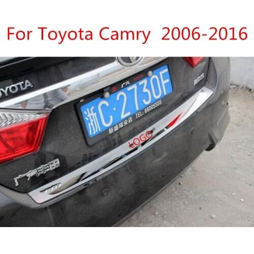 For Toyota Camry 2006-2016 High Quality Stainless Steel Rear Windowsill Panel,rear Bumper Protector Sill Car Styling