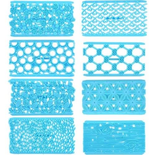 Baking Tool Kitchenware Cupcake Decoration Plastic DIY Baking Mold Cookies Biscuits Cutter Fondant Embosser Cake Decoration