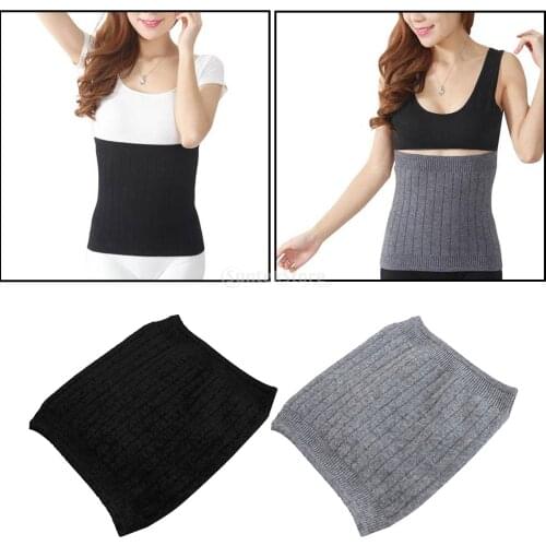 Unisex Cashmere Waist Belts Winter Warmer Waist Support Comfortable Lumbar Brace Stomach Protectors