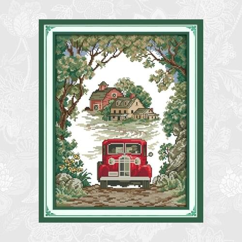 Forest Responders 11CT Printed Fabric 14CT Canvas DMC Counted Cross Stitch Kits Home Decor Painting Embroidery Needlework