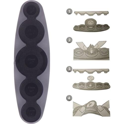 1 Set of Button Sewing Tool Universal Self Cover Button Making Press Tool For Button Sizes 11 15 19 23 29mm Sew Craft