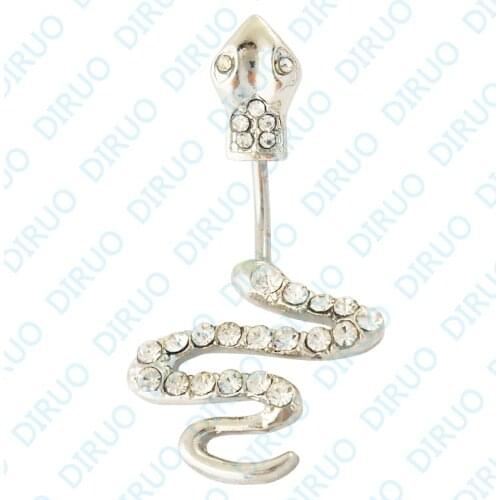Wholesale Snake Navel Ring Belly Ring Body Piercing Jewelry5pcs/lot
