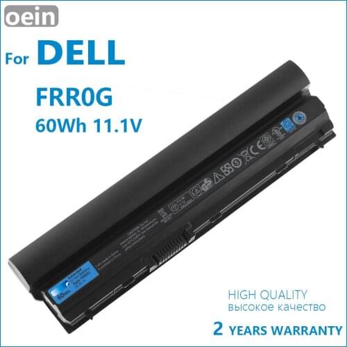Oein Genuine RFJMW Laptop Battery For DELL Latitude E6320 E6330 E6220 E6230 E6120 FRR0G KJ321 K4CP5 J79X4 7FF1K 11.1V 6000mAh
