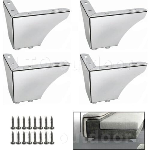 Hollow Out Modern Furniture Sofa Legs Modern Style Metal Furniture Legs For Sofa Cabinet TV Bench With Mounting Screws