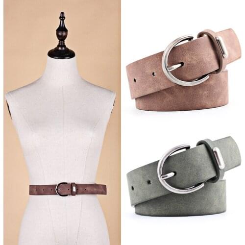 Women belt New Wide Suede Leather Waist belt Female Casual Ladies Pin Buckle belts for Women Dresses belts cinturon femme mujer