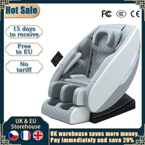 RH6655 Luxury Full Body Multi-Functional Massage Chair, Deluxe Zero-Gravty Device Electric massager,Large Cap Foot Wrap chair