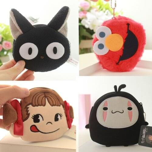 Cute Mini Plush Wallet Soft Plush Avocado Coin Purse Cartoon Unicorn Wallet Girls Lovers Valentines Gift Small Bag Gift for Kids
