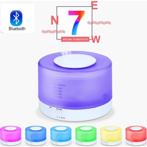 New 500ml humidifier smart Bluetooth audio aromatherapy machine home office air purifier aromatherapy humidifier