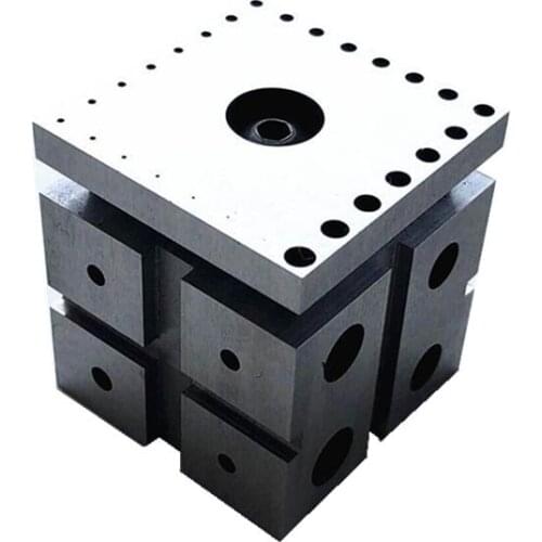 1Pcs Universal Steel Riveting Stake 56 Holes Movement Holder Punch Block Watch Repair Jewerly Tools for Watchmaker Jeweler