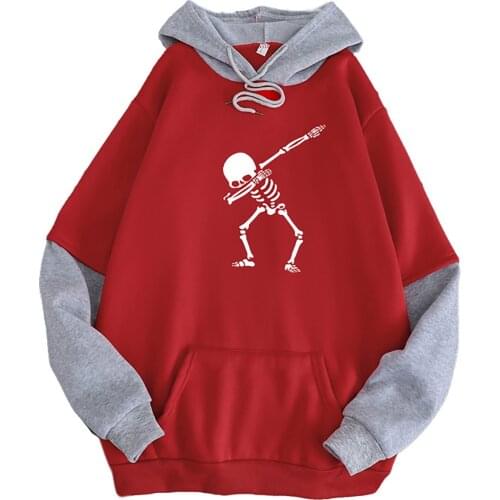 Skull Kawaii Oversized Hoodie Long Sleeve Hoodies Women Print Sweatshirts Sudaderas Con Capucha Moletom Feminino Sweetshirts