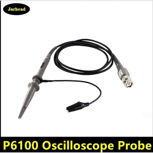 1PCS High Quality P6100 Oscilloscope Probe DC-100MHz Scope Clip Probe 100MHz